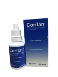 CORIFAN (CLORFENAMINA) GOTAS X 20 ML HERSIL