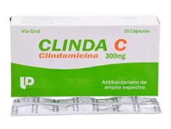 CLINDA C (CLINDAMICINA 300 MG ) CAJA  X 100 CAP