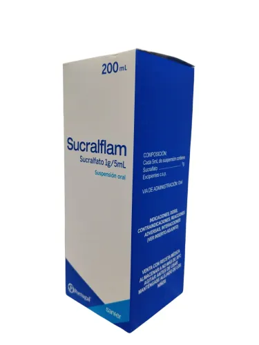 SUCRALFLAM (SUCRALFATO 1G / 5 ML) FCO X 200 ML PORTUGAL COMERC