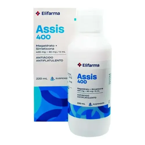 ASSIS (MAGALDRATO+SIMETIC 400 MG+30 MG/5 ML ) SUS FCO X 220