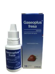 GASEOPLUS FRESA (SIMETICONA 80 MG) GOTAS X 15 ML HERSIL