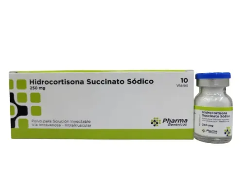 HIDROCORTISONA SUCCINATO 250 MG IV/IM  X 10 AMP. PHARMAGEN
