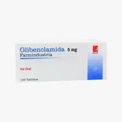 GLIBENCLAMIDA 5 MG CAJA X 100 TAB