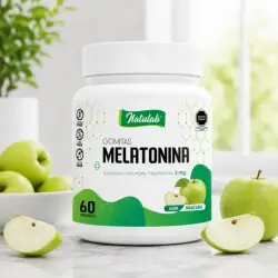 GOMITAS EXTRACTO MELATONINA 5MG FCO X 60 UN. SABOR MANZANA