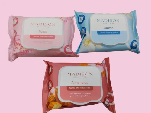 TOALLITAS DESMAQUILLANTE MADISON VARIADO X 25 PCS. GOTO MARKET