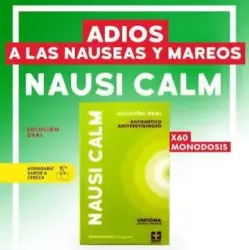 NAUSICALM (DIMENHIDRINATO 24MG/6ML) DIEPHAR CAJA X 60 UNI. FARVET