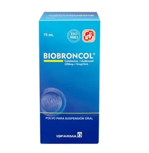 BIOBRONCOL S (CEFALEXINA ) 250 MG X 75 ML