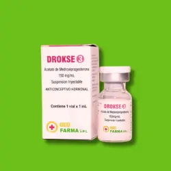 DROKSE 3 (ACETATO DE MEDROXIPROGESTERONA 150MG/ML) INY CAJA X 1 PAK FARMA ANTICONCEPTIVO