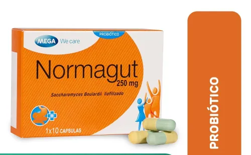 NORMAGUT(PROBIOTICO 250 mg) CAJA X 10 CAP
